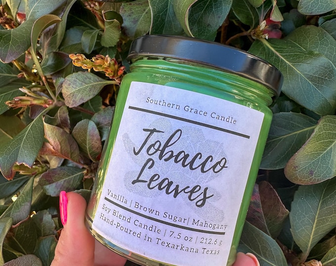 Tobacco Leaves Candle