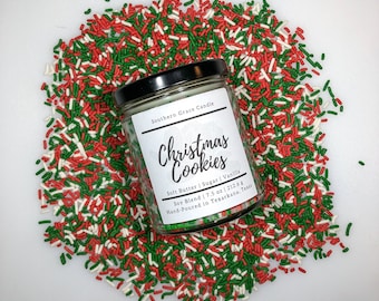 Christmas Cookies Soy Blend Candle | Soft Butter, Sugar, Vanilla