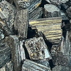 Raw Black Tourmaline Pieces - Protection, Healing, Stones, Energy, Shield, Crystals, Root Chakra, Clarity image 2