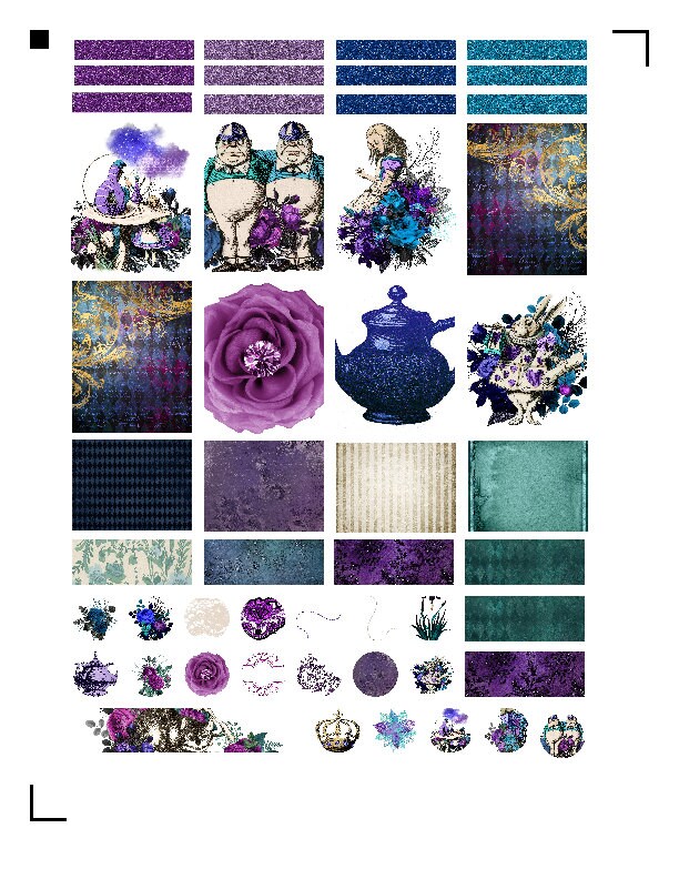 Printable Planner Stickers for Use With Erin Condren Sized Planners - Etsy