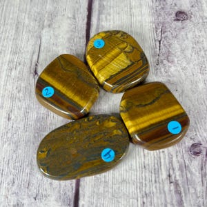 Tigers Eye Flat Worrystones