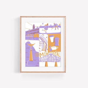 Bienvenue à Montréal | Art print | Montreal | Affiche | Illustration | Florence MB