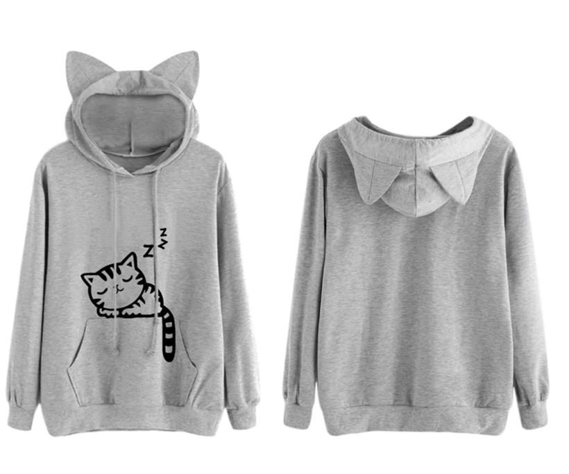 Cat Ear Hoodie FREE SHIPPING Cat Hoodie Doja Cat Custom Etsy