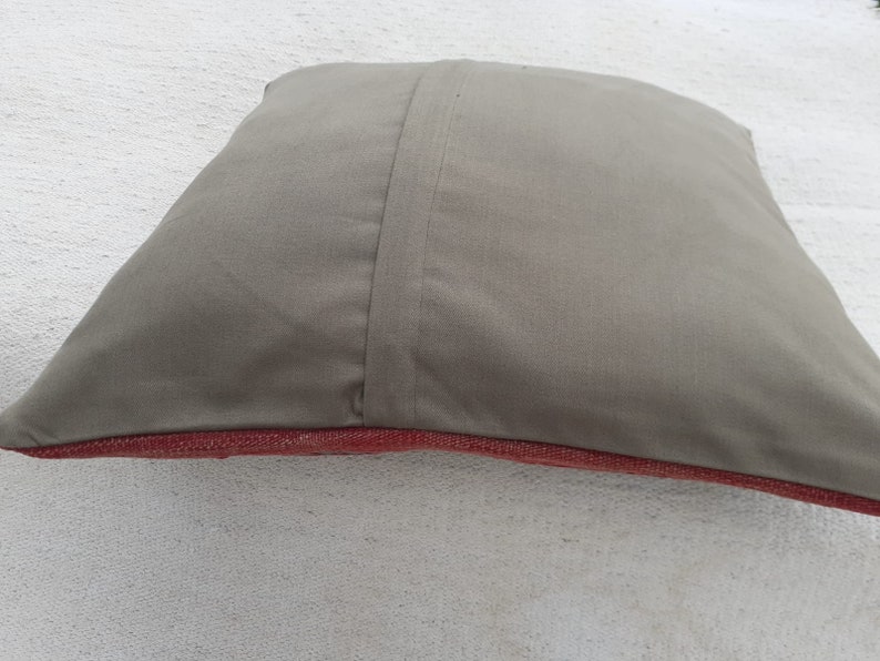 Turkish Pillow 20x20 inch Kilim Pillow Handmade Pillow Cushion Cover Vintage Pillow