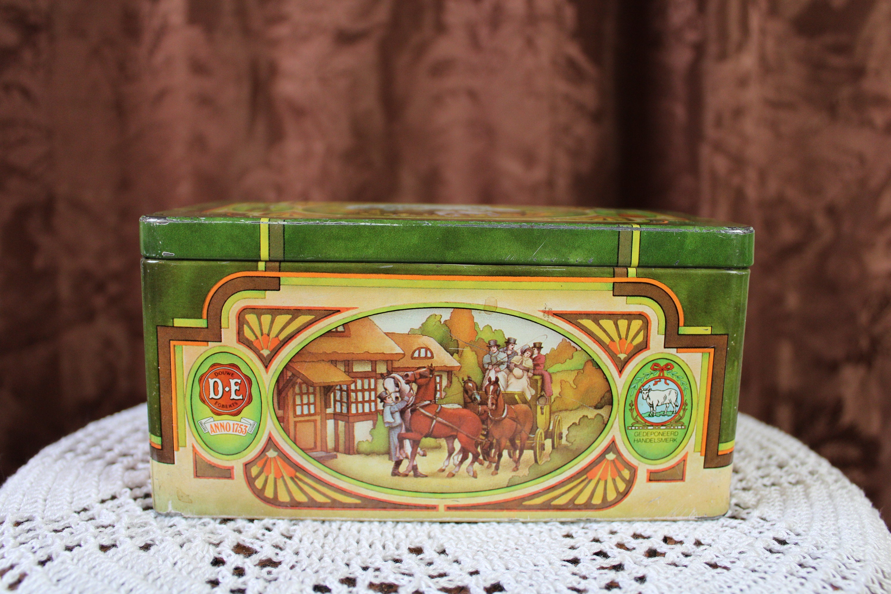 Vintage Tin for Tea by Pickwick From Douwe - Etsy