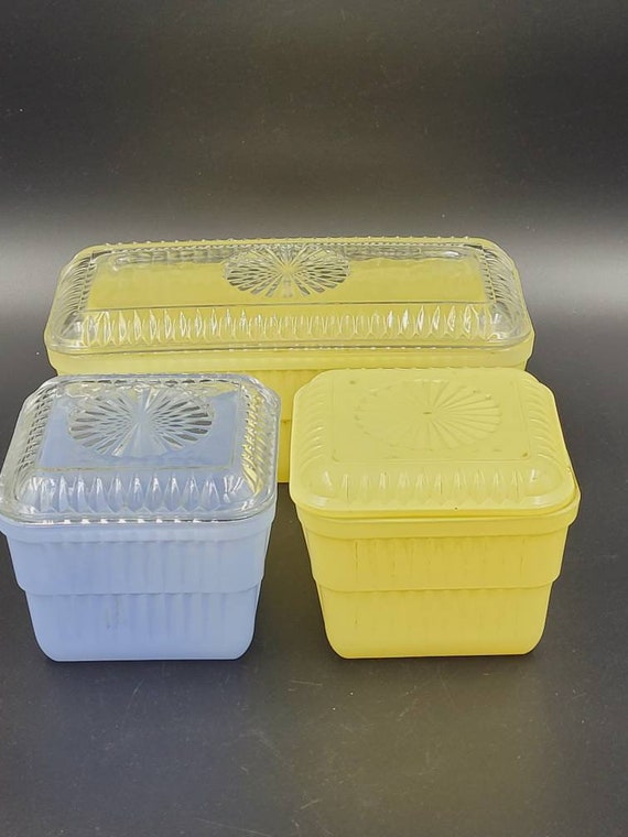 Vintage Glass Food Storage