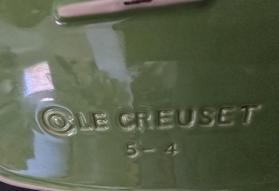 Le Creuset Palm Green Stoneware Covered Casserole Collectible