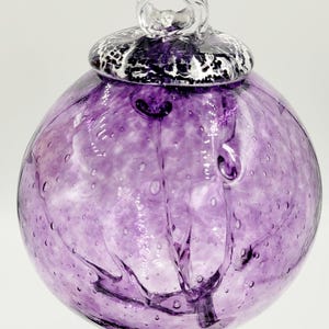 Boule de sorcière en verre, sphère et sphère attrape-soleil, oeuvre d'art à collectionner en verre, décoration d'intérieur