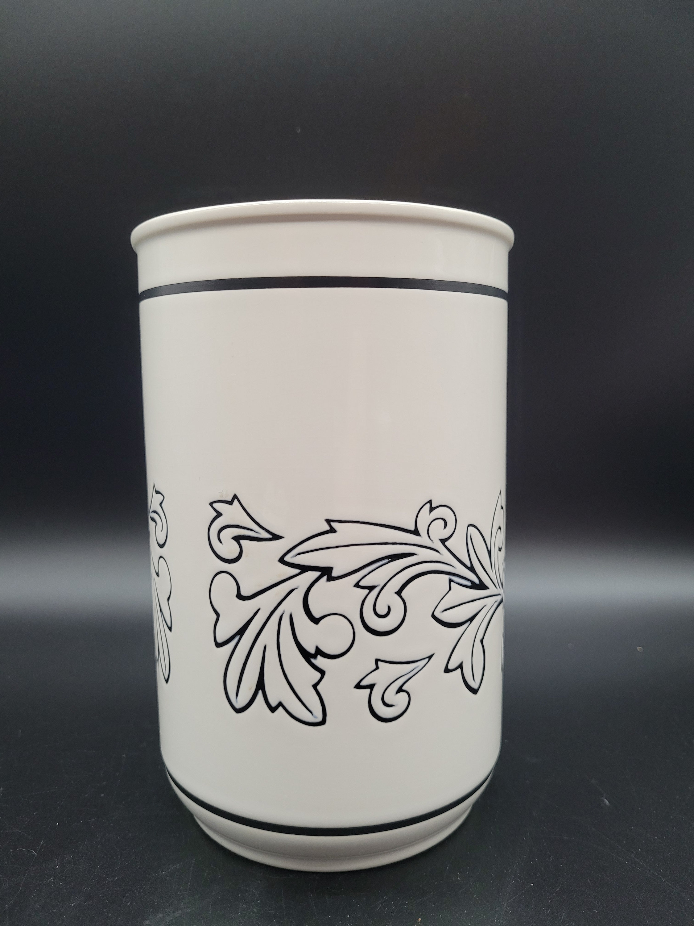 Vintage Hornsea Pottery Acanthus Utensil Holder Made in England