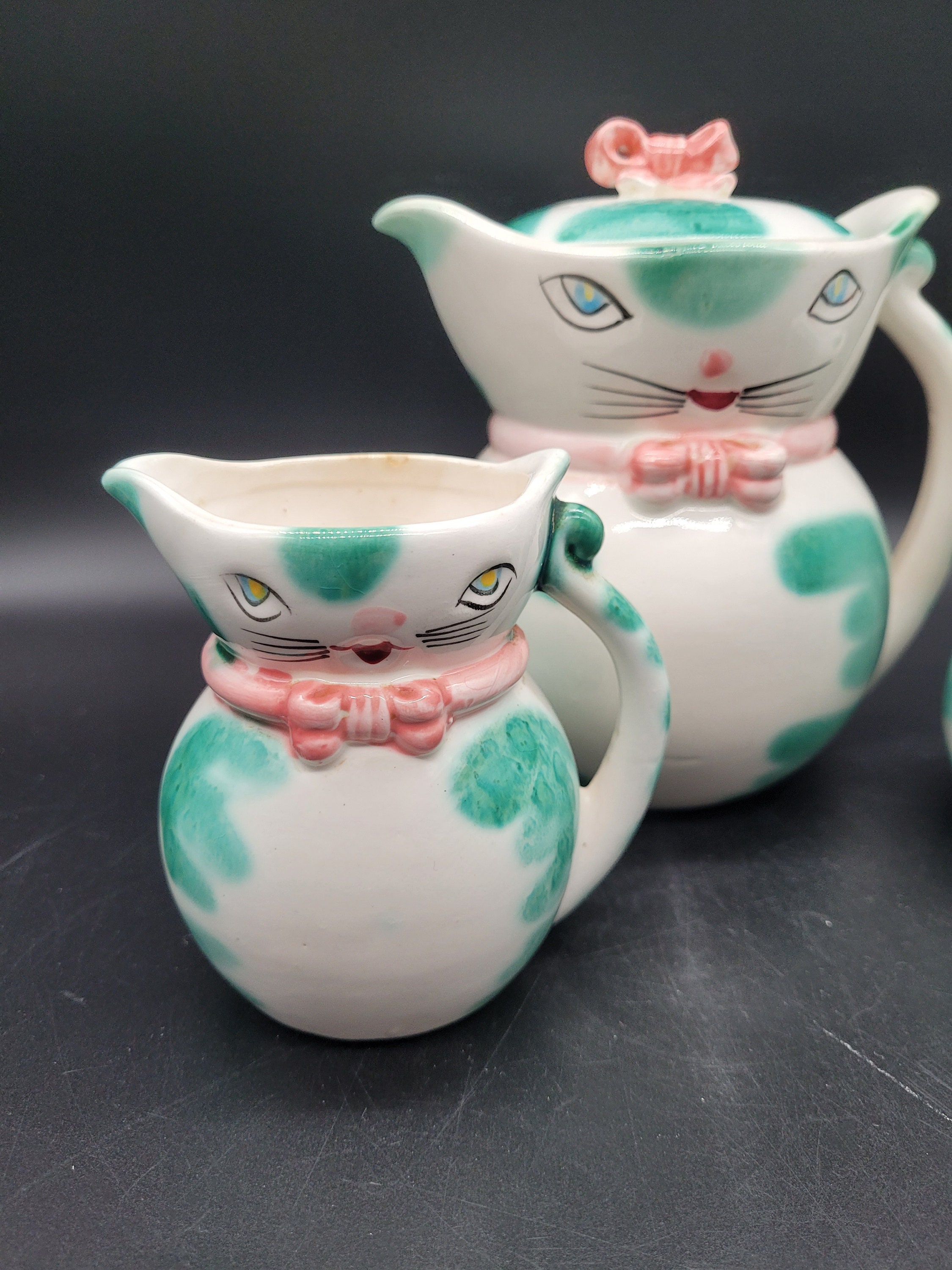 vintage cat ティーポット 猫 enesco 置物 陶器 Amazon.com | EatingBiting Charming Traditional Culture Japanese