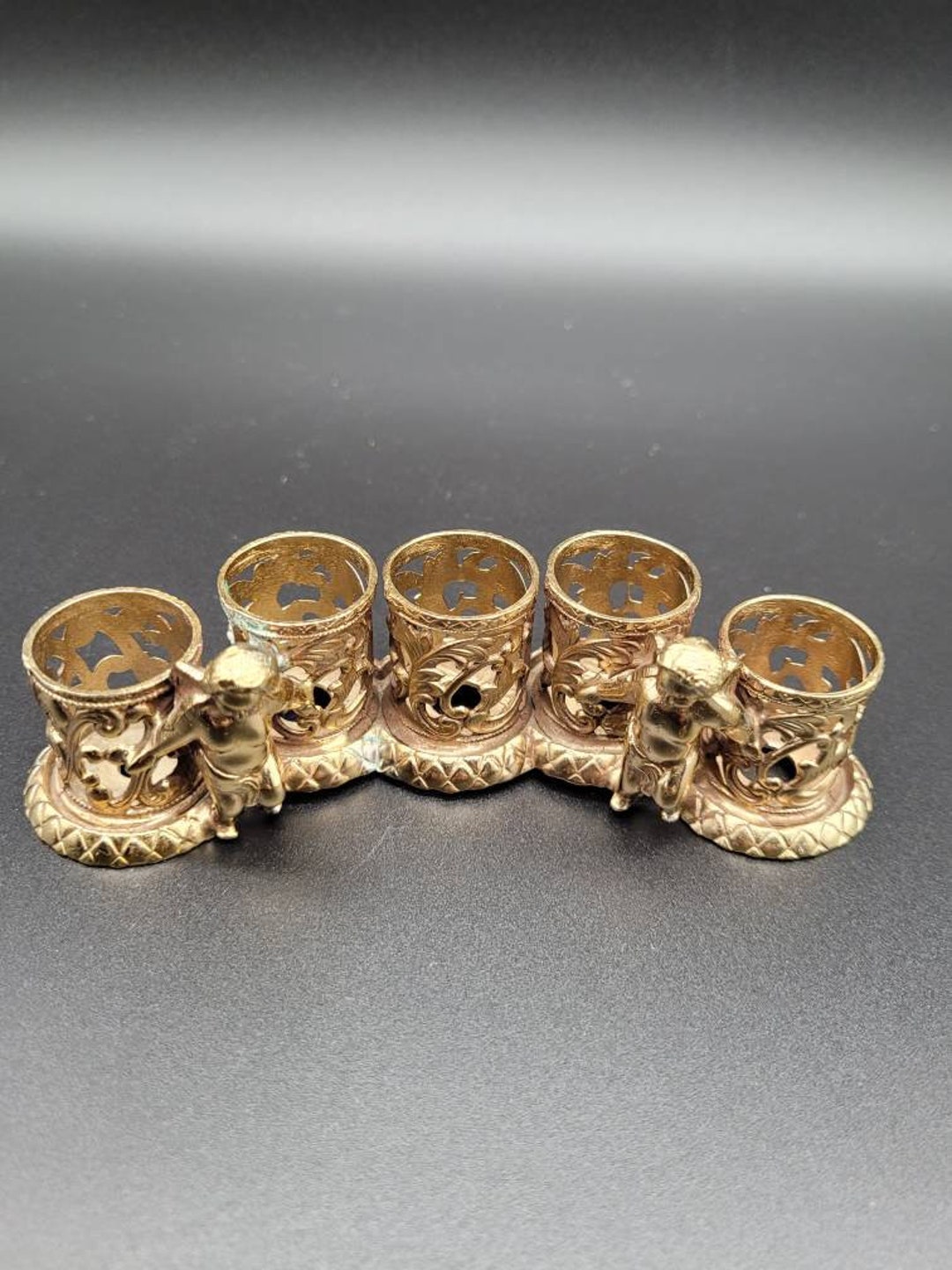 Vintage Cherub Decorated Lipstick Holder Holder for 5 Etsy