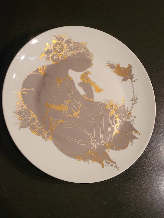 MCM Bjorn Wiinblad Rosenthal Scandinavian Porcelain Wall