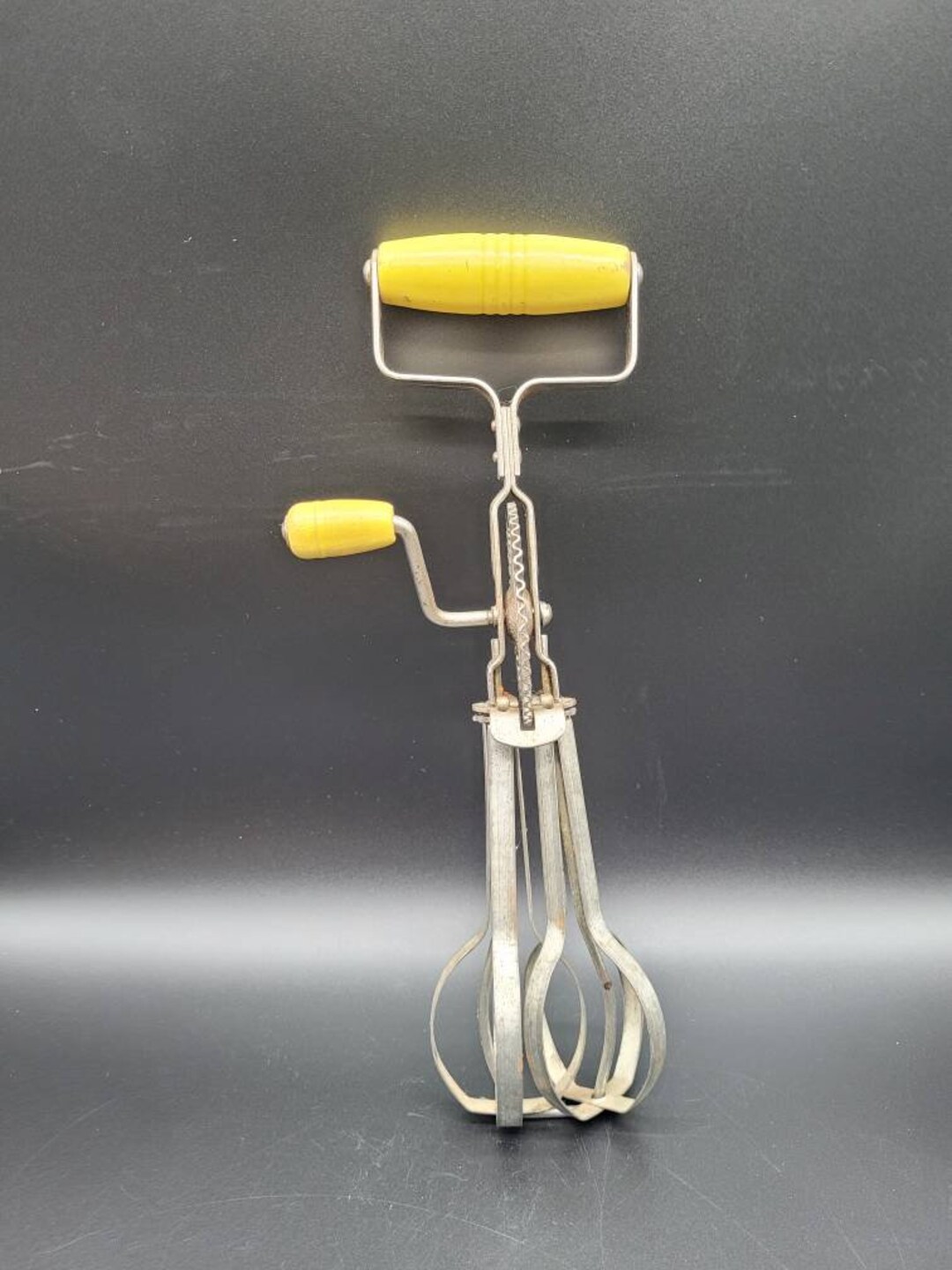 Vintage Taplin Rotary Egg Beater - Vintage Kitchen Tools - Stainless S