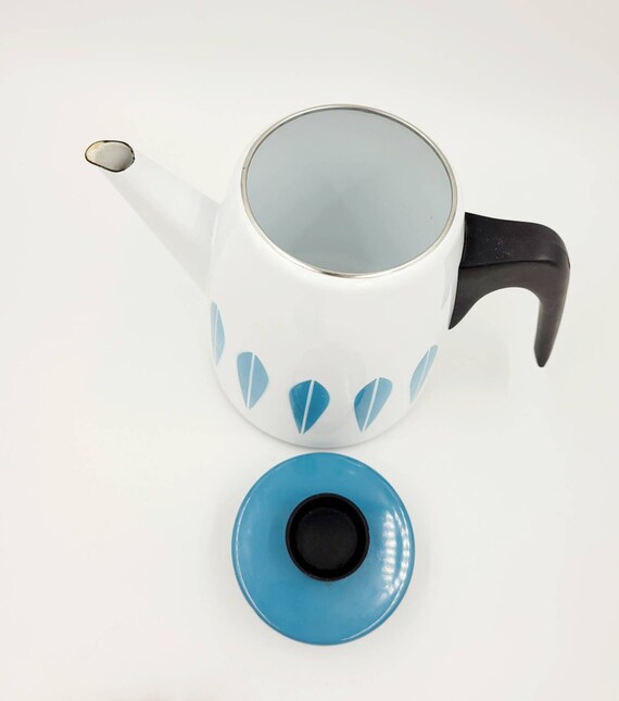 Vintage Mid Century Modern Cathrineholm Norway Enamelware Lotus