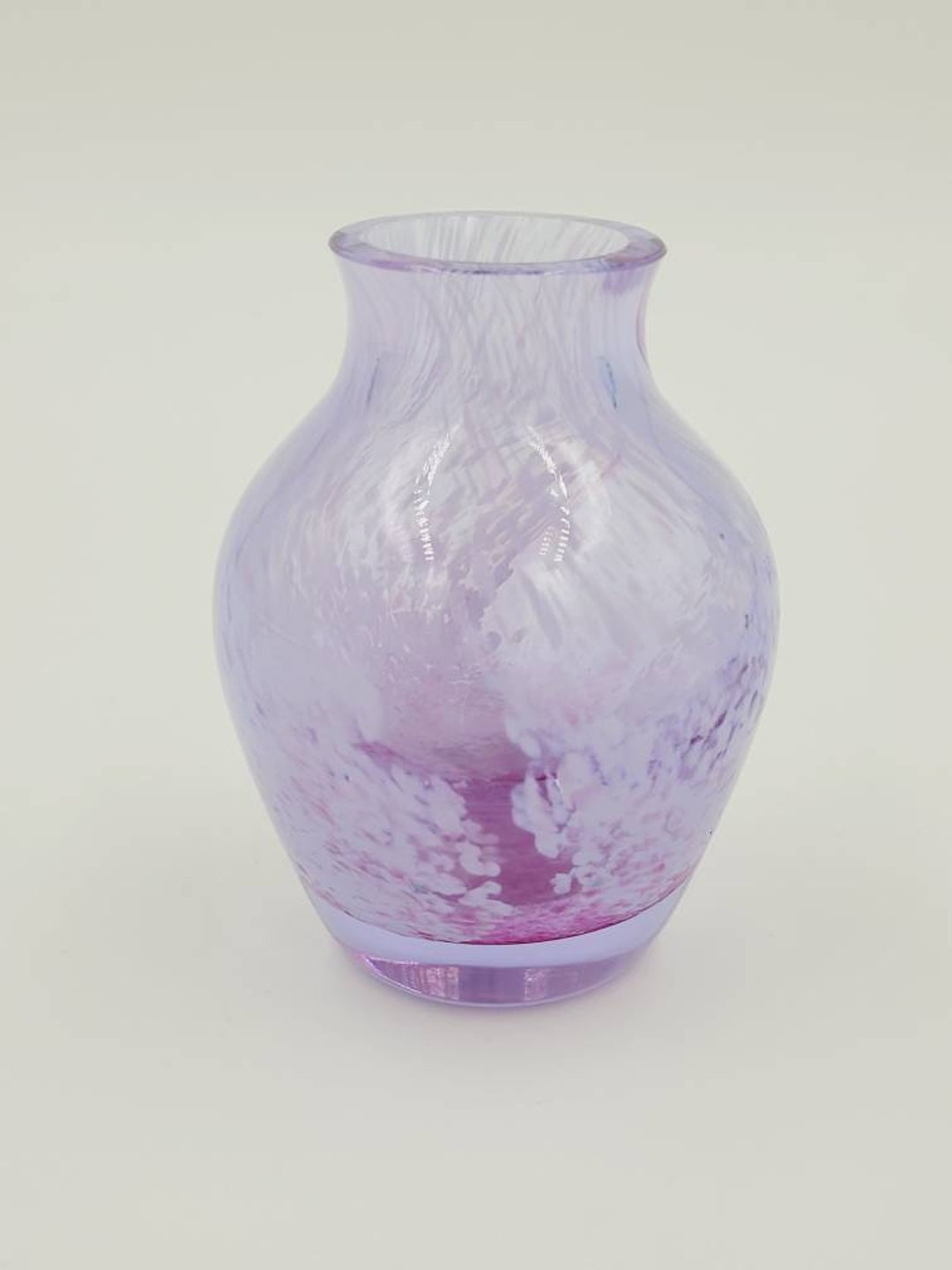 Vintage Caithness Scotland Glass Bud Vase Collectible Glass Home Decor