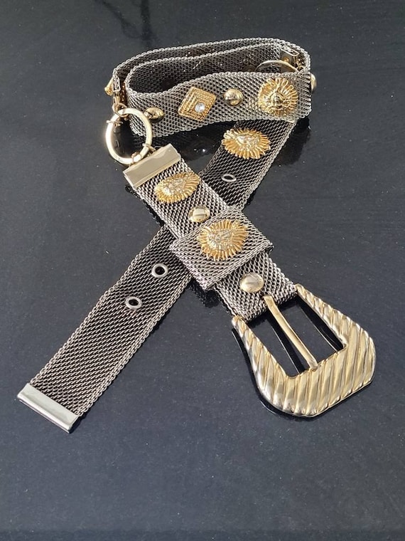 Buy Vintage Heavy Waist Mesh Belt Metal Mesh Hipster Cherub Gold and Silver  Belt Accessories Apparel Online in India 