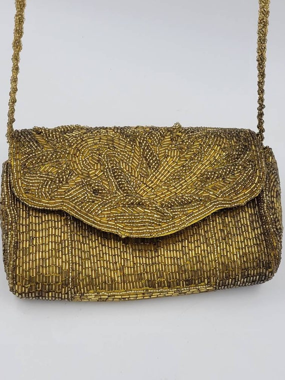 AIJUN Women's Vintage Beaded Evening Bag Sequin Clutch