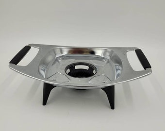 Vintage Corning Ware Casserole Buffet Warmer Stand Cradle Trivet Chafing Dish Kitchen Decor