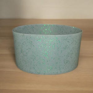 Dark Forest Sparkle Silicone Boot for Tumbler Accessories - Fits 20-40oz Stanley & 12-24oz Water Bottles - 7.5cm Diameter