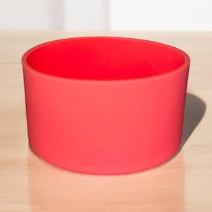 Neon Coral Silicone Boot for Tumbler Accessories - Fits 20-40oz Stanley & 12-24oz Water Bottles - 7.5cm Diameter