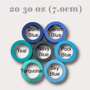 Blues 20oz Stanley/30oz Stanley/ 24oz Starbucks (7.0cm Silicone Bumper)