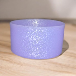 Indigo Sparkle Silicone Boot for Tumbler Accessories - Fits 20-40oz Stanley & 12-24oz Water Bottles - 7.5cm Diameter