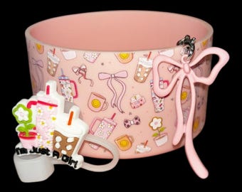Girly things Silicone Boot for Tumbler Accessories - Fits 20-40oz Stanley & 12-24oz Water Bottles - 7.5cm Diameter