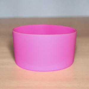 Winter Pink Silicone Boot for Tumbler Accessories - Fits 20-40oz Stanley & 12-24oz Water Bottles - 7.5cm Diameter