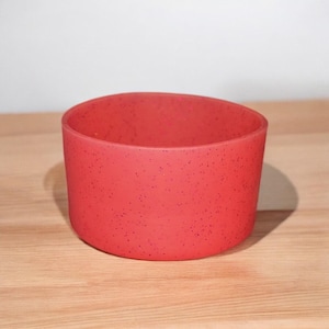 Scarlet Sparkle Silicone Boot for Tumbler Accessories - Fits 20-40oz Stanley & 12-24oz Water Bottles - 7.5cm Diameter