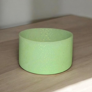 Mint Sparkle Silicone Boot for Tumbler Accessories - Fits 20-40oz Stanley & 12-24oz Water Bottles - 7.5cm Diameter