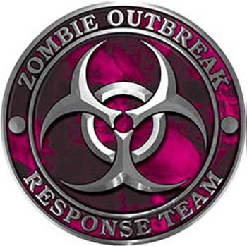 Patch PVC Airsoft Équipe Anti Zombie Response Team - Zombie Outbreak