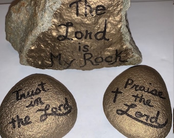 Painted Rocks..Set of 3 Sentiment Rocks..Love Rocks..Boyfriend Rocks..Girlfriend Rocks.Painted ROcks