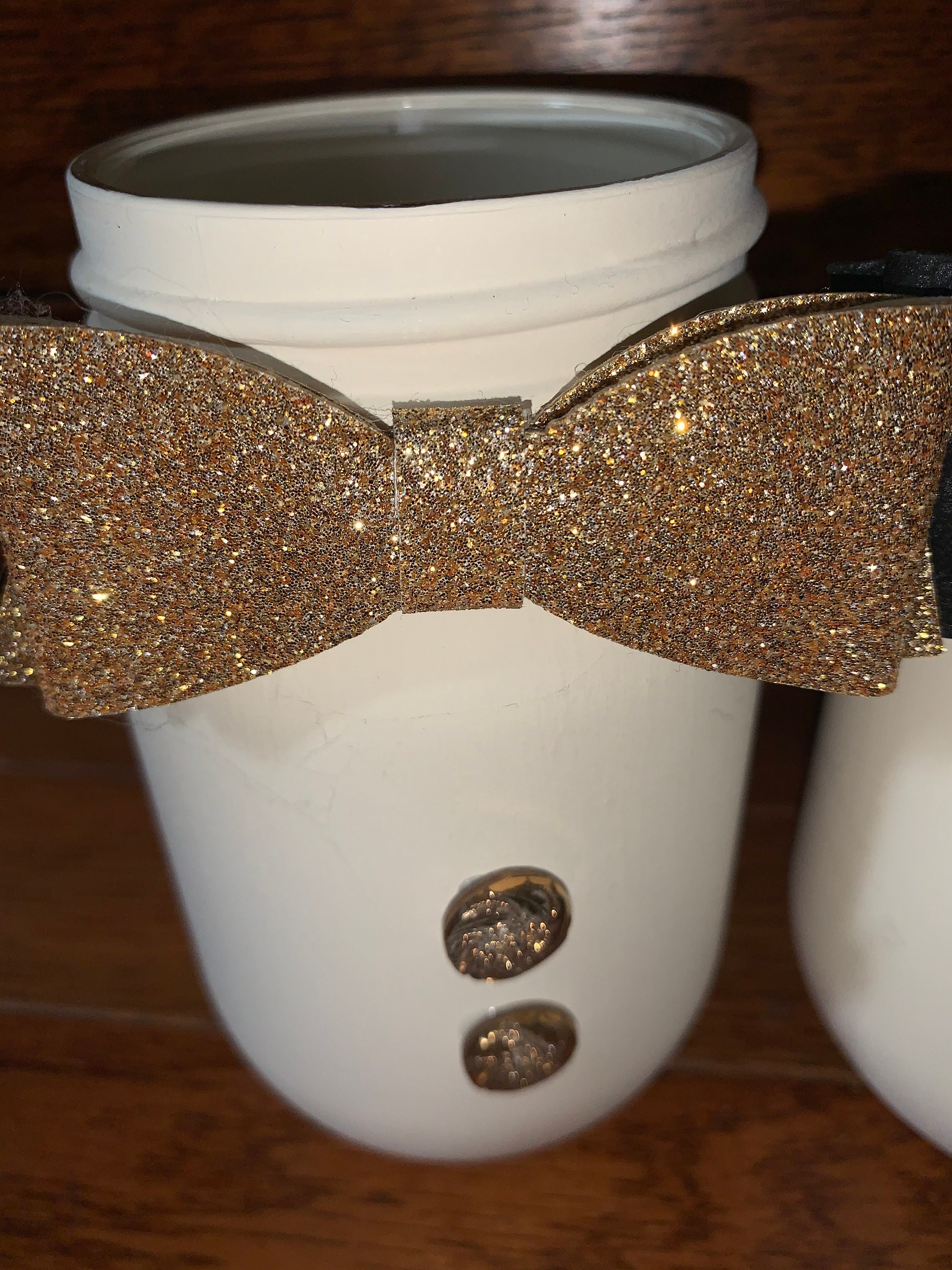 Mason Jar Set.. Bow Ties Centerpieces Etsy UK