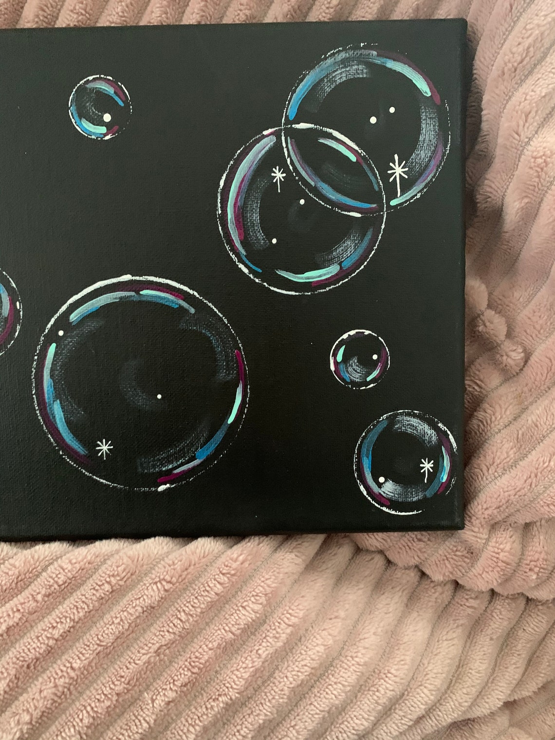 Art Whimsical Floating Bubbles..Bubbles.. Wall Decor.. Dorm Etsy