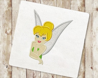 Tink-applikationsbroderidesigner, älvbroderidesigner, Neverland-broderidesigner, direktnedladdning, 087