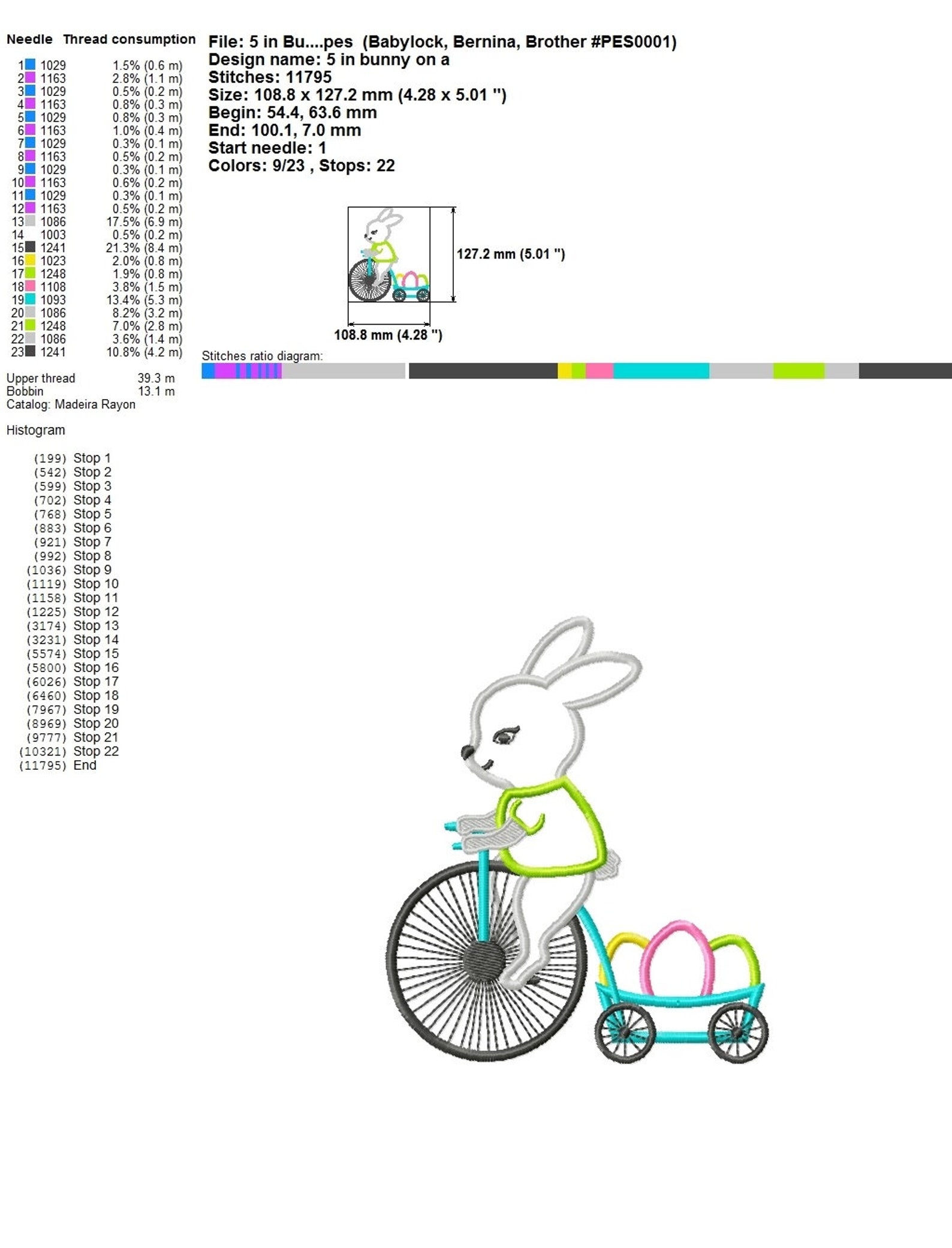 Easter bunny on a bike applique embroidery designs bunny  etsy Easter bunny on a bike applique embroidery designs bunny  etsy
