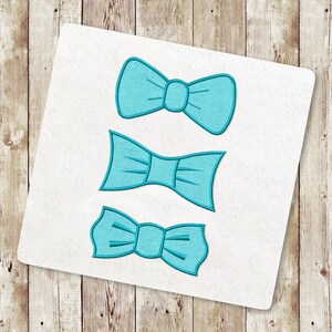Set of 3 Bow Ties Applique Embroidery Designs, Bow Tie Applique Embroidery Designs, Boys Applique Embroidery Designs, Instant Download, 104