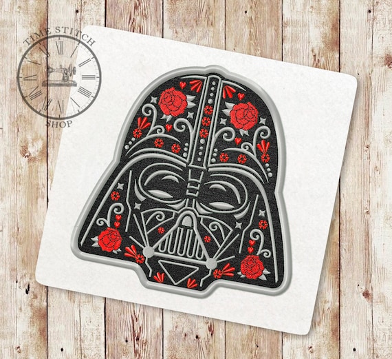 The Dark Side Applique Embroidery Design, Sugar Skull Applique Embroidery  Designs, Darth Embroidery Designs, Instant Download, 200