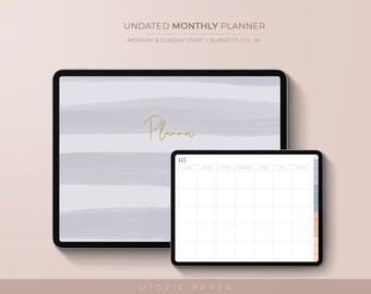 Digital monthly calendar, Digital monthly planner good notes, Planner digital, Monthly digital planner, Digital calendar, Calendar planner