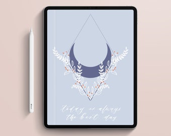 Digital notebook with hyperlinked tabs, Digital diary goodnotes, notability notebook, notebook for goodnotes, hyperlinked notebook