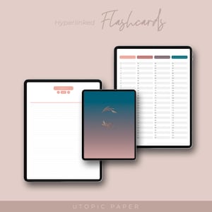 Digital Flash Cards High School, Digital Flashcards, Student Cards, Goodnotes Flashcards,  Goodnotes Flashcard, Flash Cards Digital Download