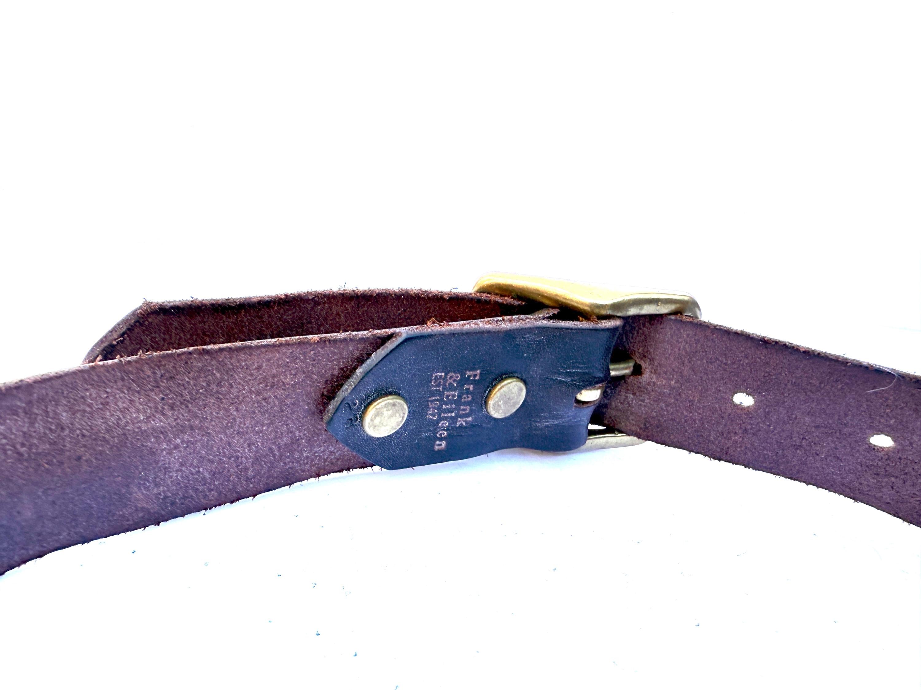 Frank & Eileen Pebbled Wide Leather Soft Belt