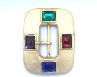 Vintage Rainbow Metals TN Sandcast Bronze BELT BUCKLE - Etsy display picture 1