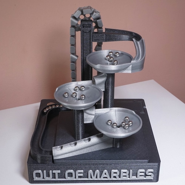 3D Print Marble Run Marble Machine Marble Race Marble Run Toy Christmas Gift Ball Run Toy Marble Marbles