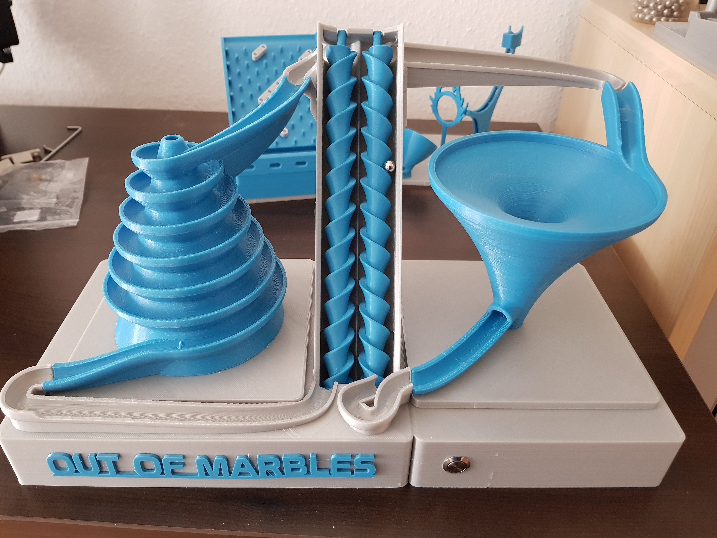 3D Print Marble Run Marble Machine Marble Race Marble Run Toy Etsy