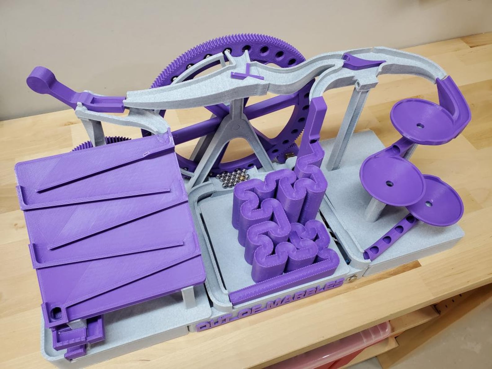 3D Print Marble Run Marble Machine Marble Race Marble Run Toy Christmas