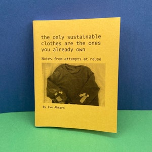 The only sustainable clothes are the ones you already own (Notes from attempts at reuse, a zine)