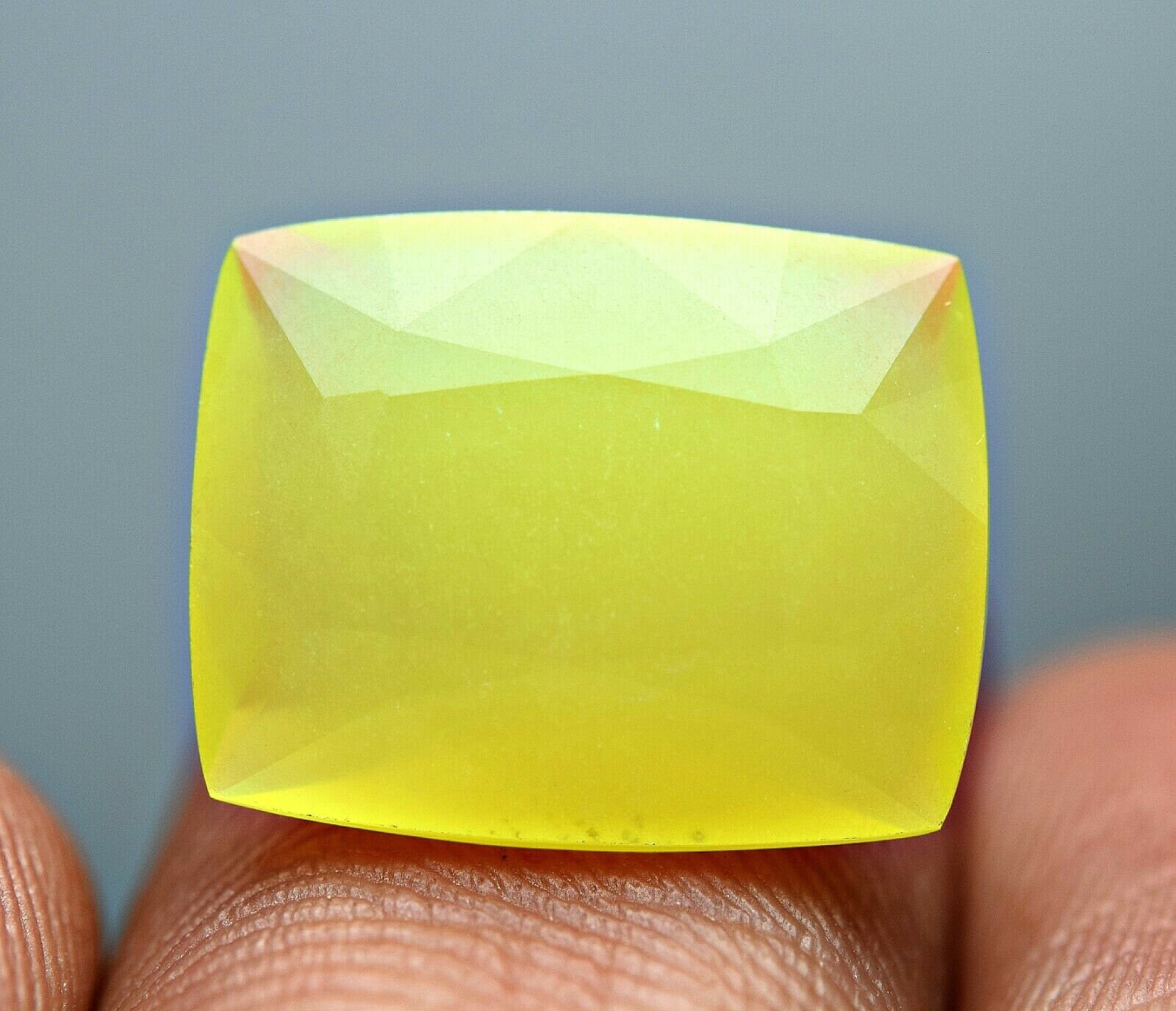 5.80 CT Certified Serpentine Loose Real Yellow Gemstone Gem Etsy
