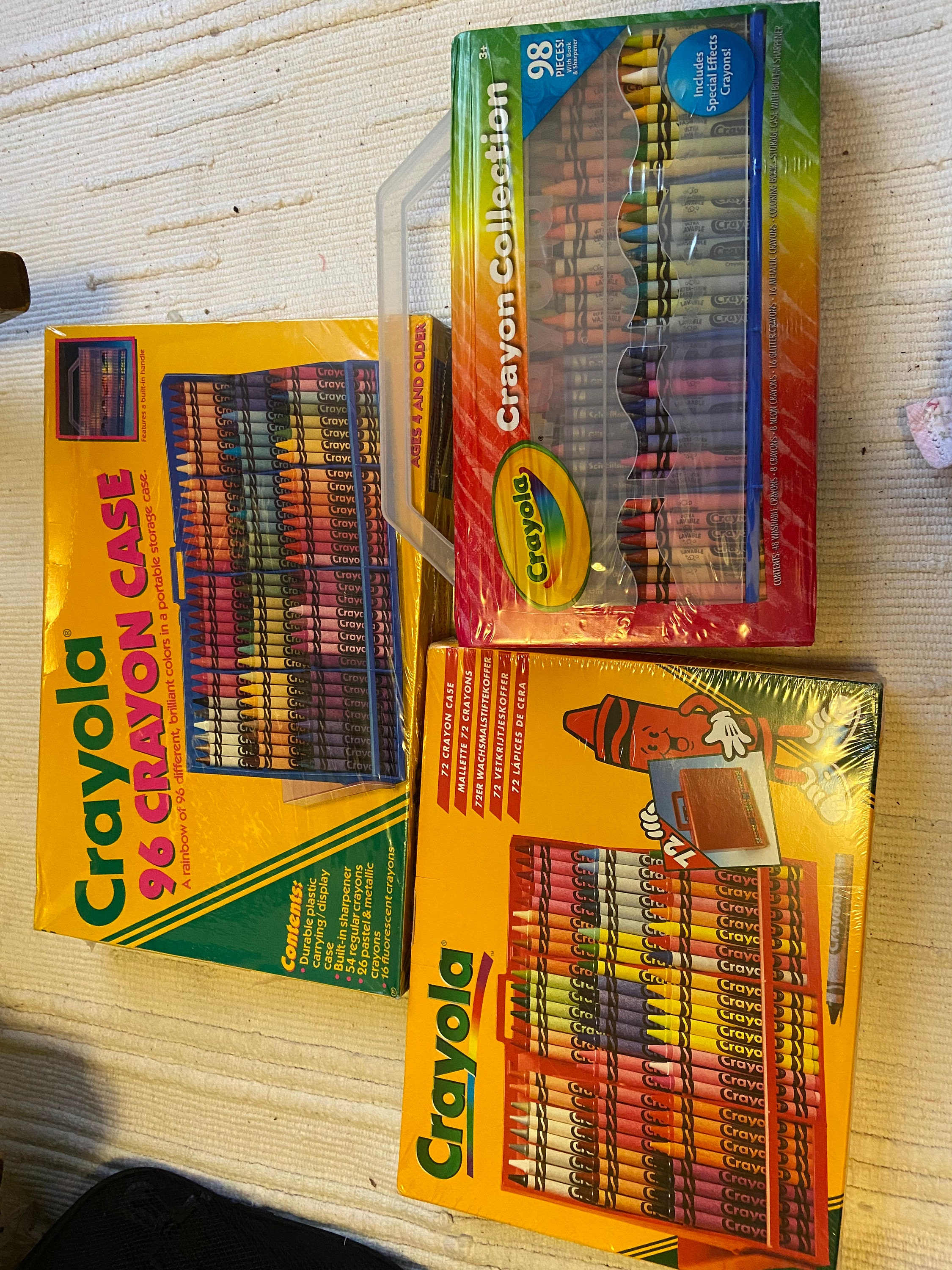 Found these 110(?) year old Crayolas in the back of a family secretary  desk. The pack still has the crayons. : r/mildlyinteresting