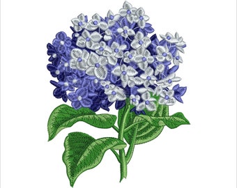 Hydrangea Embroidery Etsy